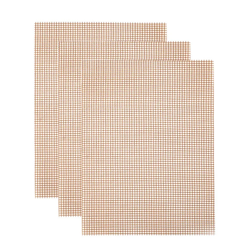 

Non-stick Barbecue Mesh Mat Reusable Heat Resistance BBQ Baking Net Pad Kitchen Cooking Smoker BBQ Mat Liner Accessorie
