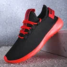 Новое поступление осени 2020 мужские повседневные спортивные туфли Damyuan с резиновой подошвой мужские удобные туфли 46 больших размеров красные для низких кроссовок