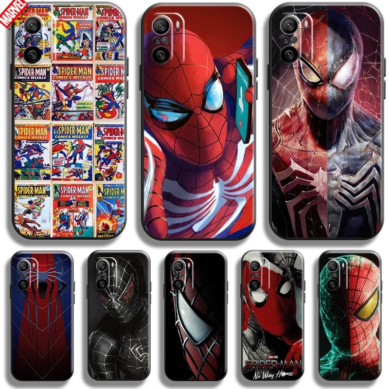 

Spiderman Marvel Avengers For Xiaomi Mi 11i Phone Case 6.67 Inch Soft Silicon Coque Cover Black Funda Thor Comics