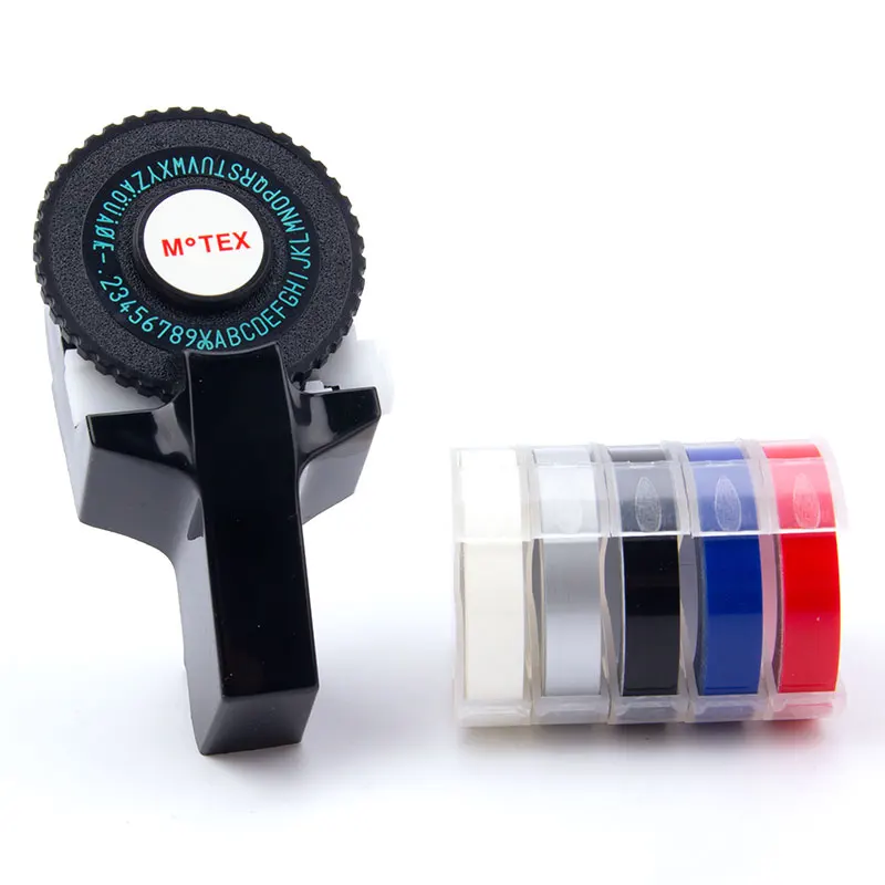 UniPlus принтер этикеток для Dymo 3D лент Motex E101 ручной производитель тиснение букв