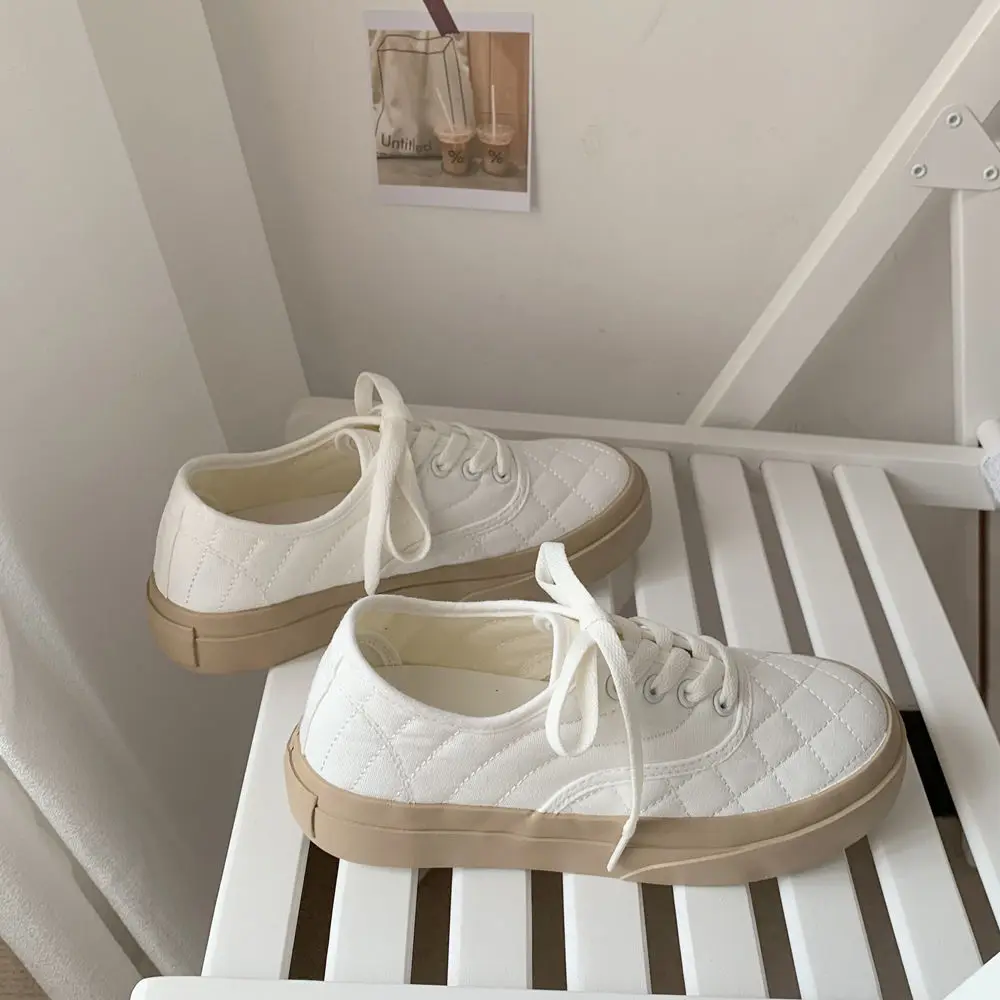 

Women's Sports Shoes White Sneakers Tennis Spring Autumn Platform Basket Flat Casual Vulcanize Running