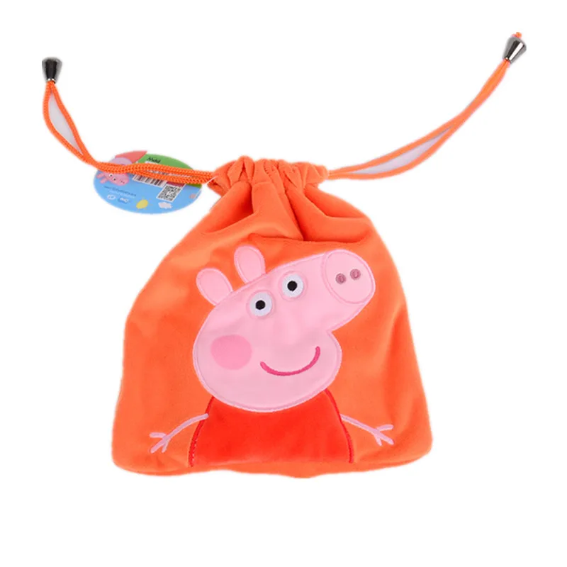 Peppa Pig Джордж Page плюшевый игрушечный кошелек милый мальчик девочка мультфильм Действие Модель персонажа кошелек лучший подарок на день рождения для детей