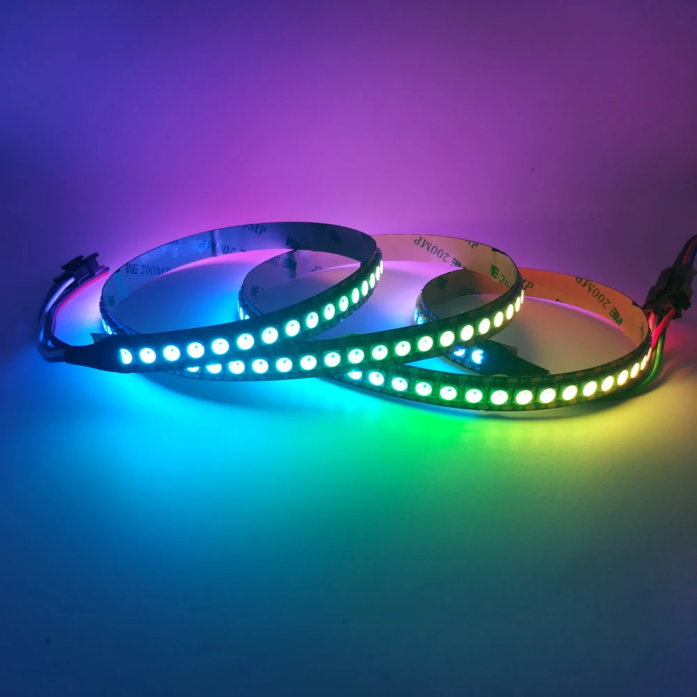 Пиксельная Светодиодная лента WS2813 (обновление WS2812B) RGB индивидуально Адресуемая с