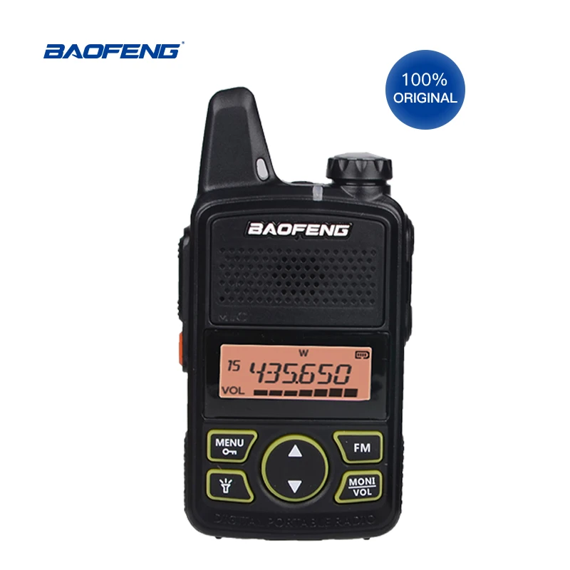BAOFENG T1 портативная мини-рация 3 шт. двухсторонняя UHF 400-470 МГц 20 каналов FM CB