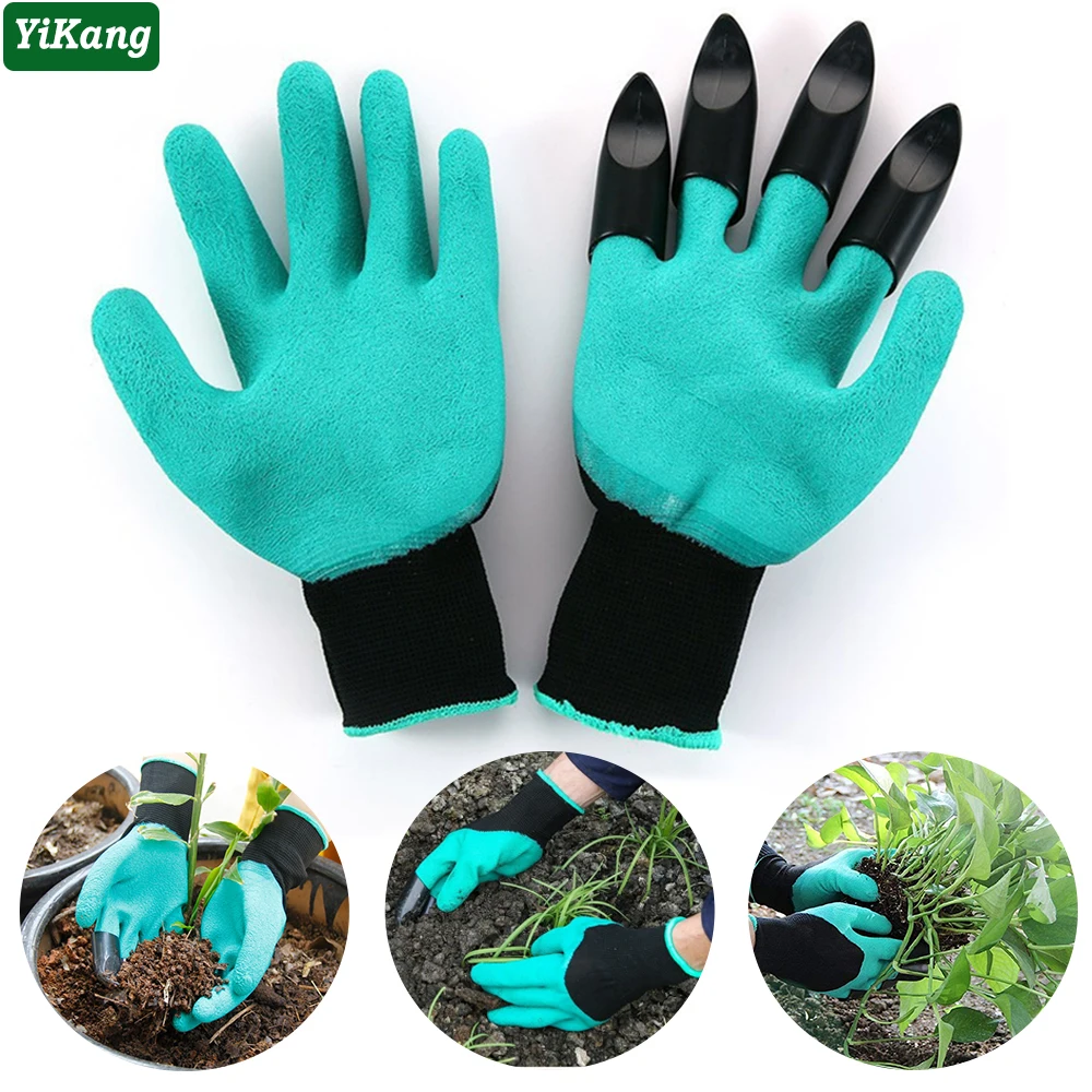

Garden Gloves With Claws for Plant Gardening Planting Pruning Protective Mittens Waterproof Outdoor Farm Work Digging Tool Paws
