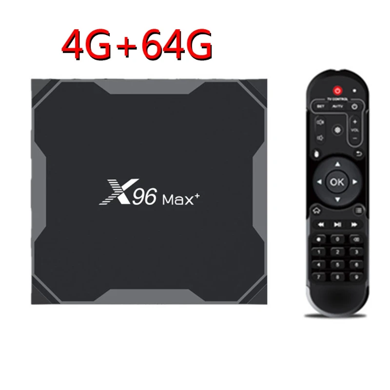 

Smart TV Box And roid 9.0 X96 Max Plus 4GB 64GB Amlogic S905X3 Quad Core Player B95C