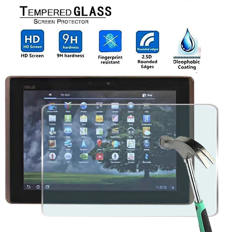 Защитная пленка для Asus Eee Pad Transformer TF101 Premium Tablet 9H из закаленного стекла|Защитные