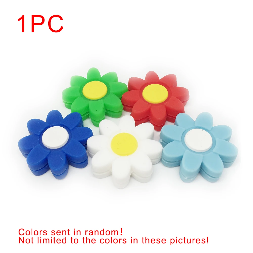 

Уличный милый практичный цветочный Теннисный амортизатор мини идеальный подарок смешной мультяшный силиконовый двухсторонний искусствен...