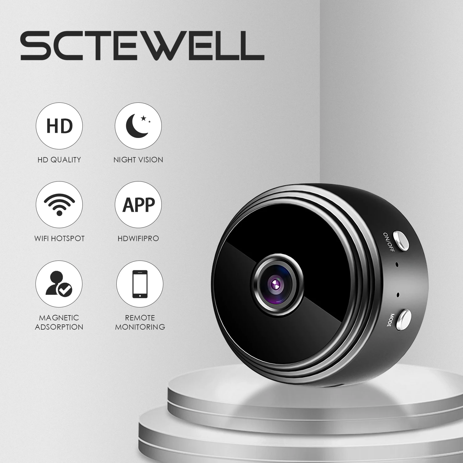 Мини-камера ночного видения IP1080P HD Wi-Fi датчик движения | Электроника
