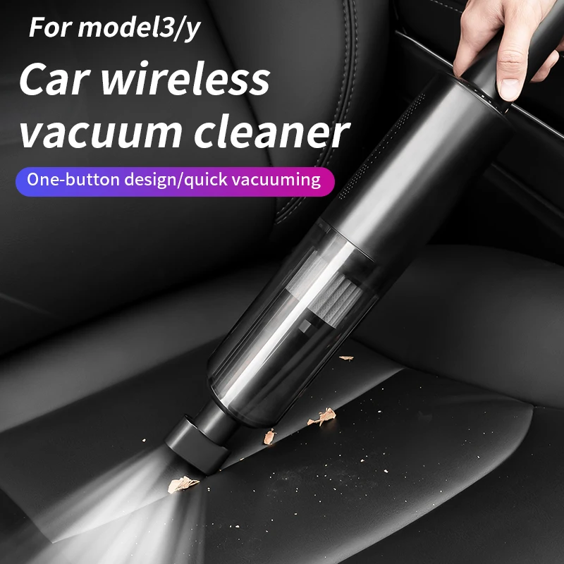 

Car Vacuum Cleaner Wireless For tesla model 3/y/x/s Handheld Mini Vaccum Cleaner Car Home Desktop Cleaning Portable Vacuum Clean