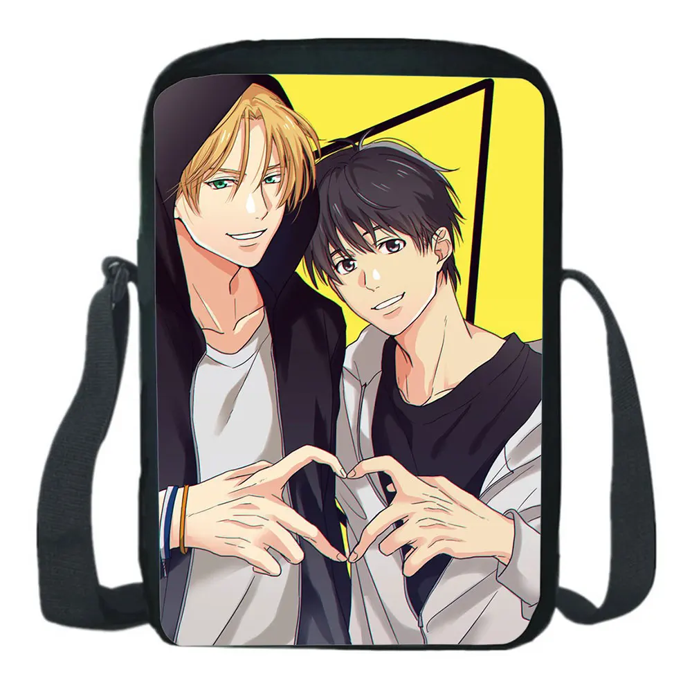 

BANANA FISH cartoon shoulder bag canvas school bag Cosplay Messenger Bag cartoon messenger bag school bag. Customize