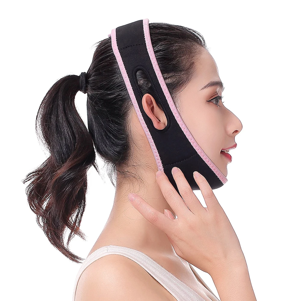 

Elastic Headwear Face Slimming Bandage V Line Face Shaper Lift Up Belt Facial Anti Wrinkle Strap Hair Band Headband Head Bands