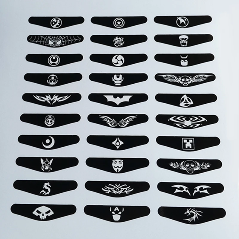 30 в 1 Светодиодные наклейки для Playstation 4 PS4 Pro slim Controller Light Bar Decal Sticker Flash Game