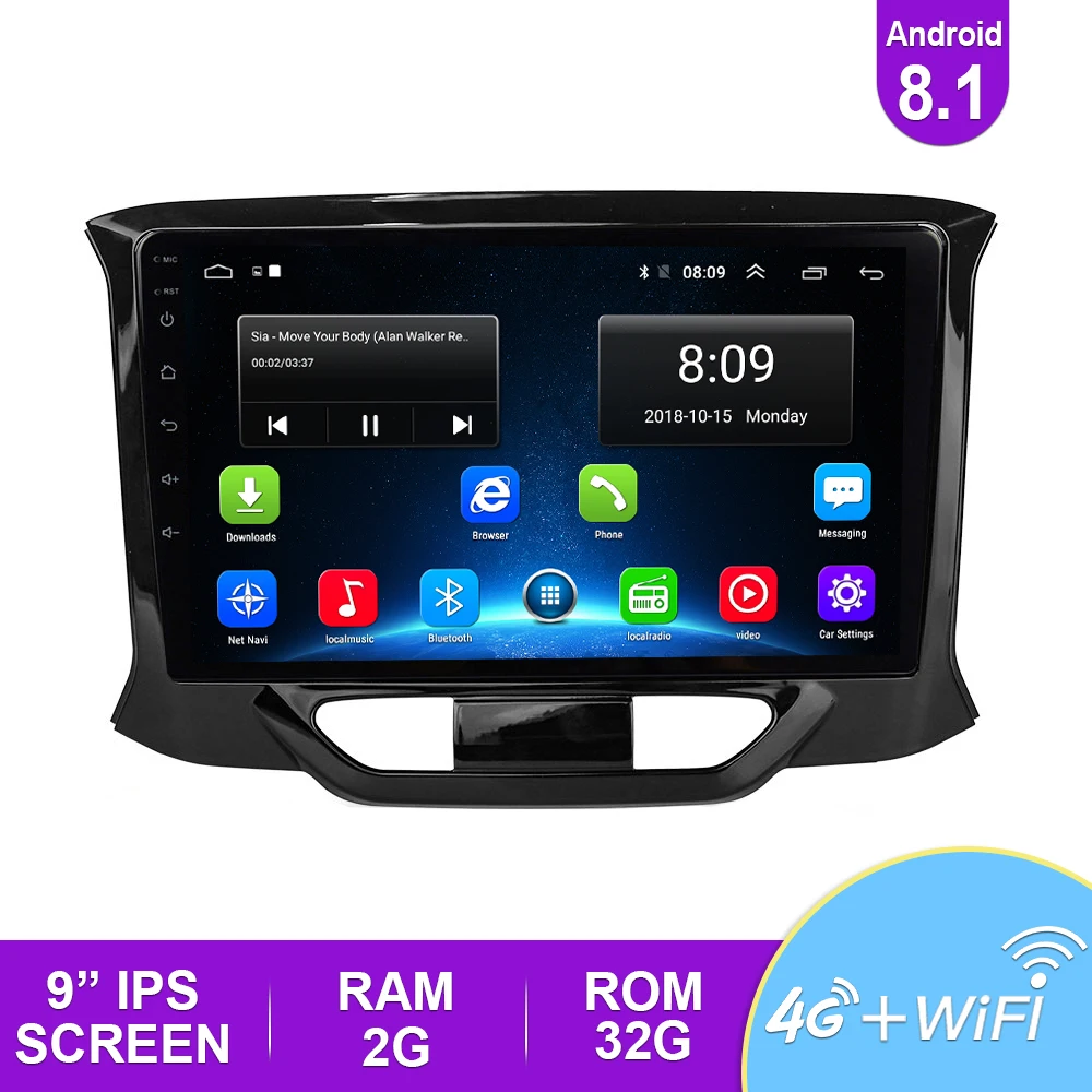 2.5D 9 ''IPS автомобильное радио Android 8 1 авто стерео Мультимедиа для Ford S Max 2007 2008 GPS