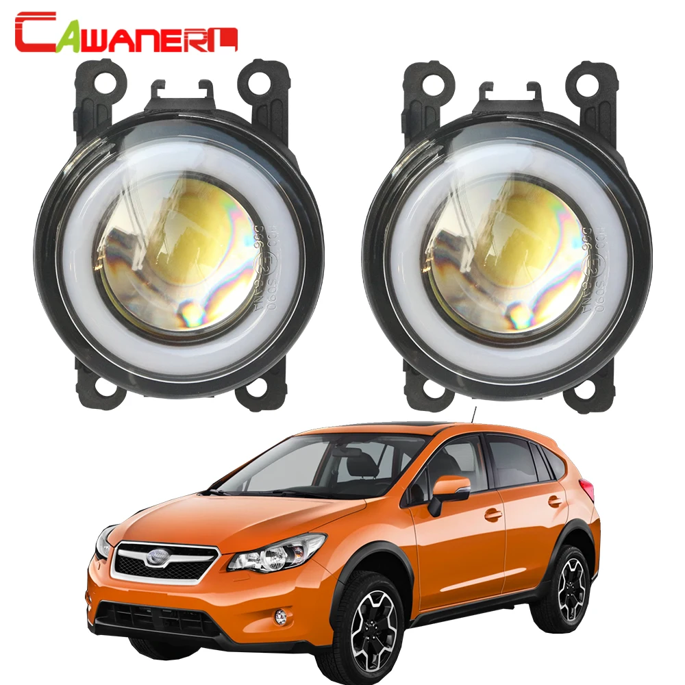 

Cawanerl For Subaru XV 2013 2014 2015 2016 Car 30W LED Fog Light Angel Eye Daytime Running Lamp DRL 3000LM H11 12V Accessories