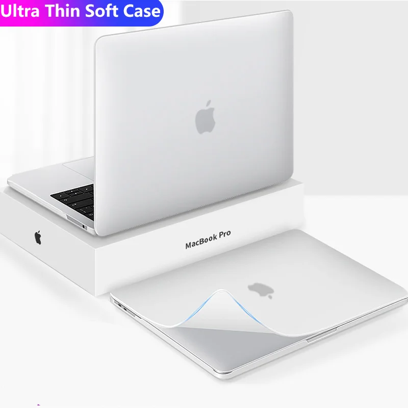 Ультратонкий Мягкий силиконовый чехол для 2021 Macbook Pro 14 A2442 A2485 Air 13 2020 A2337 A2338 M1 3 с