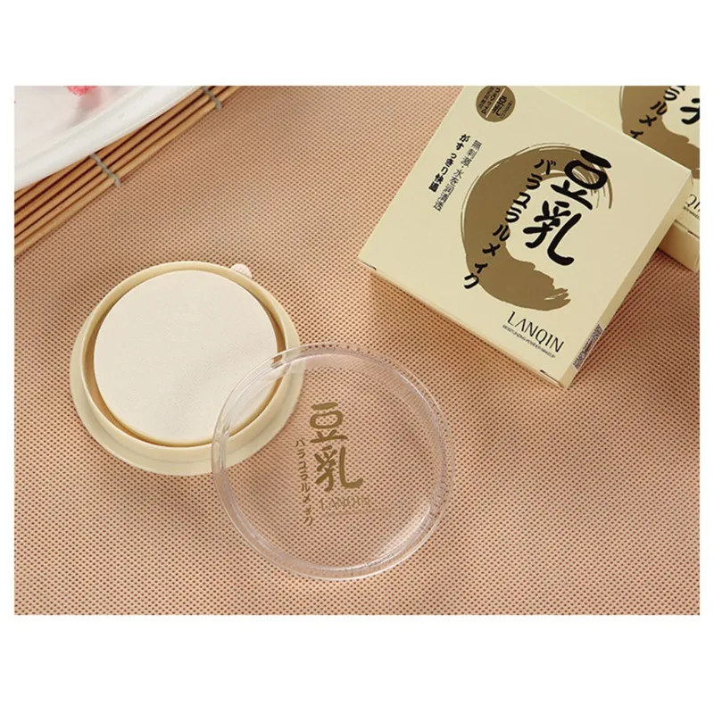 Натуральный цвет прессованной пудры Солнцезащитный светильник для лица тонкая