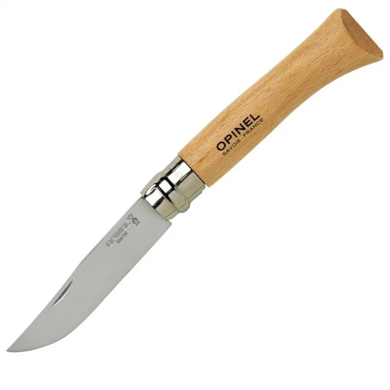 Складной нож Opinel Нож n8 123080 нержавеющая сталь длина лезвия 8.5 см |