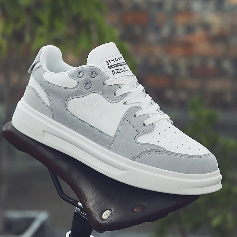 

New Arrival 2021 Young Casual Men Footwear Fashion Leather Shoes For Men Hard-Wearing Flats Men Shoe Luxury Brand Men Sneakers