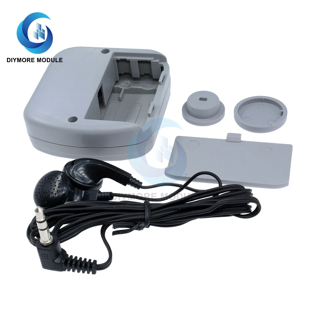 HX3208 FM Micro SMD Radio DIY Kits FM Frequency Modulation Radio Electronic Production Training Suite with Earphones 1.8V-3.5V