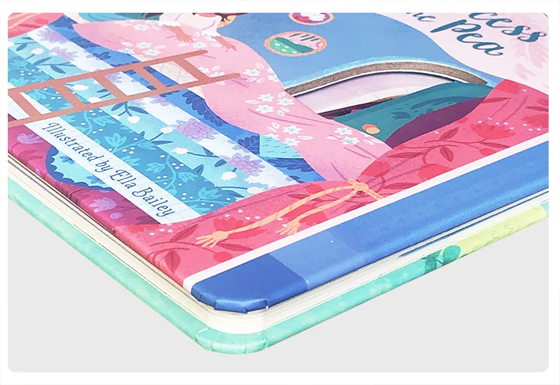 

Usborne Peep Inside A Fairy Tale Princes s and The Pea Board Book Colouring English Activity Story Book for Kids