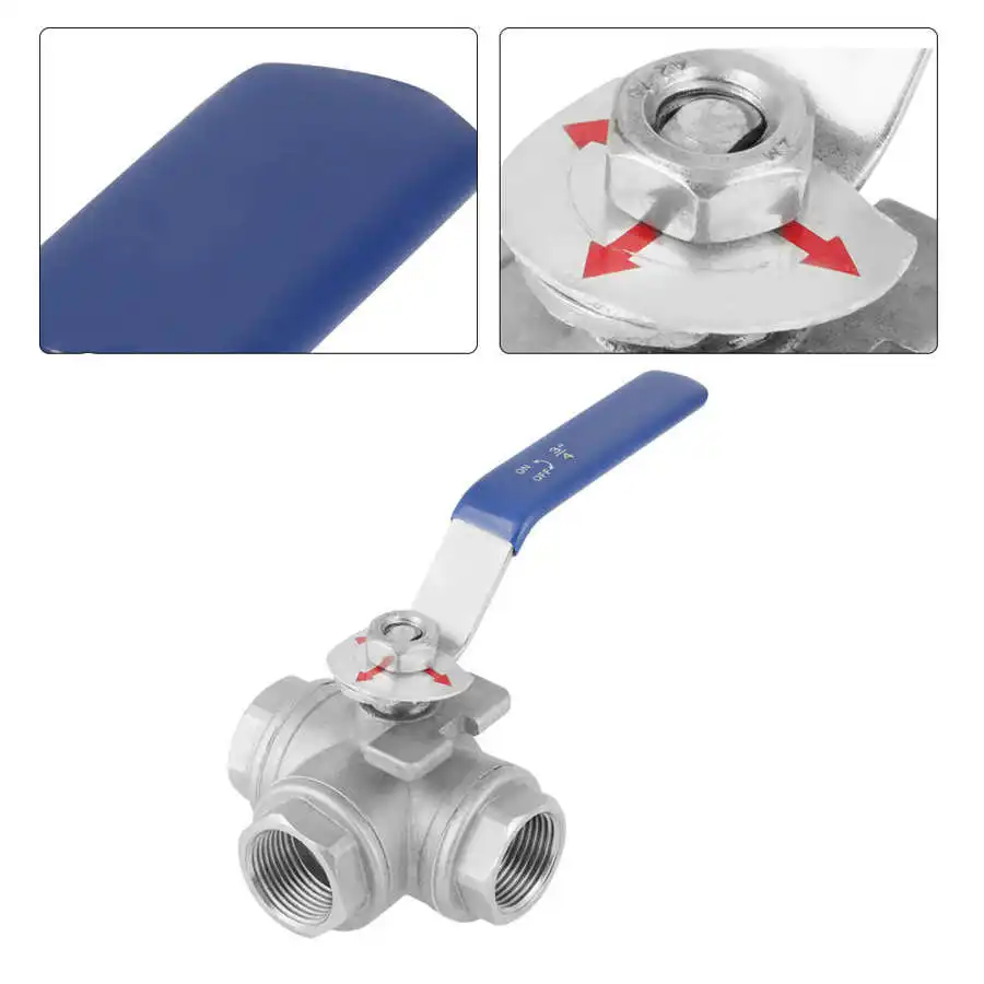Шаровой кран SUS304 1/4 &quotDN20 из нержавеющей стали DN20 шаровой клапан для запорки с