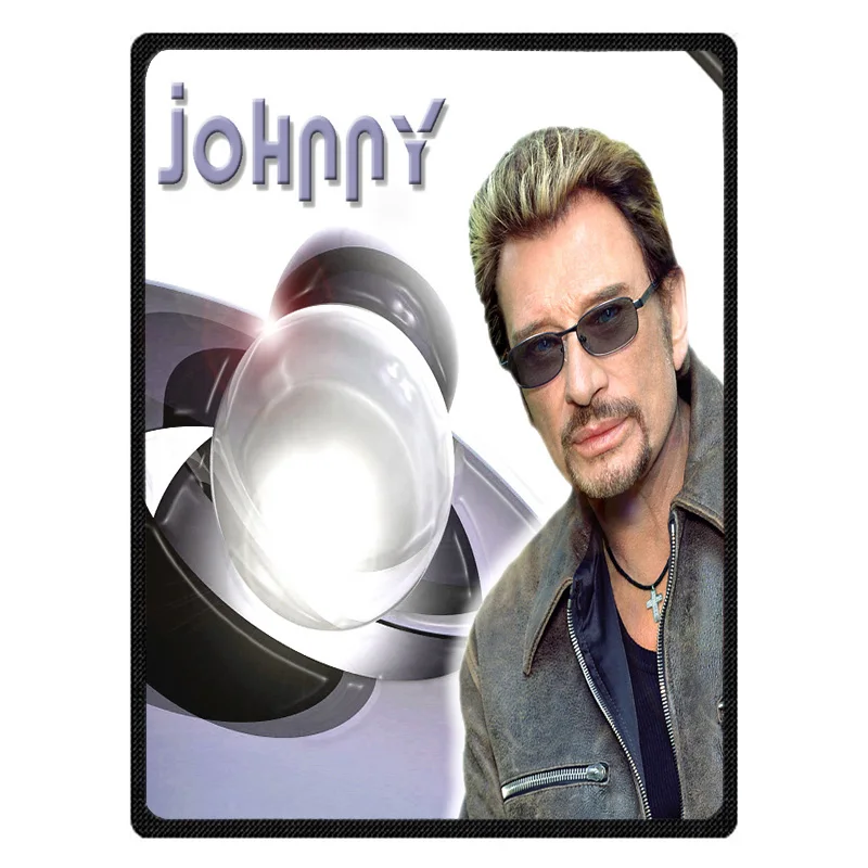 Hot Sale Kintting Blankets Johnny Hallyday Manta Fleece Blanket Sofa/Bed/Plane Travel Plaids Bedding bedspread | Дом и сад