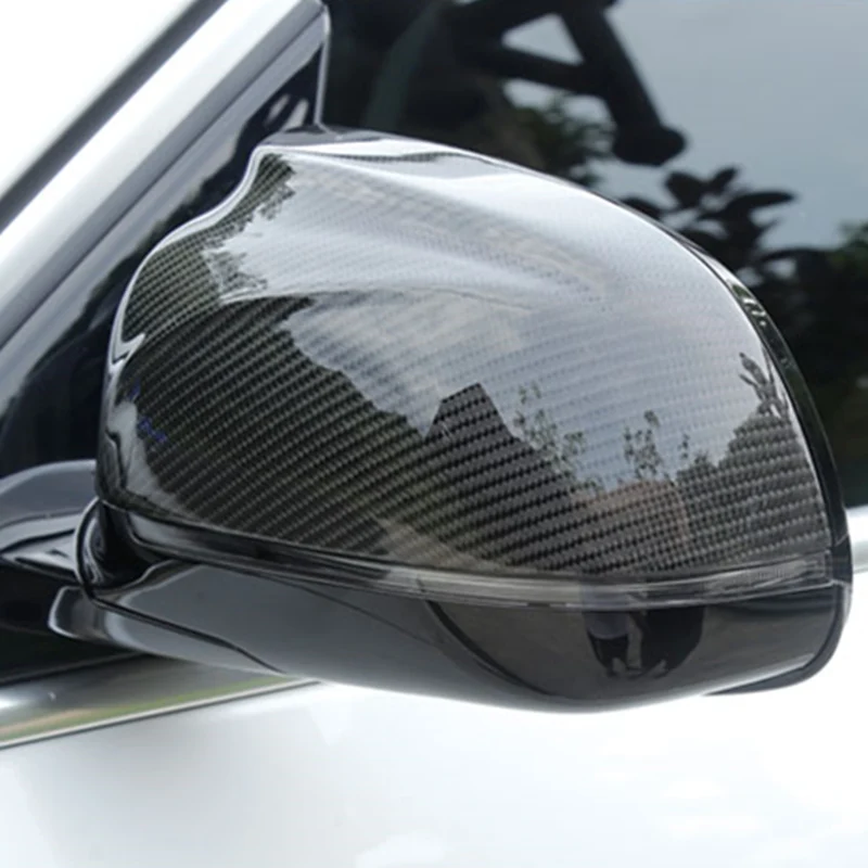 Автомобильная отделка из углеродного волокна внешняя защитная крышка зеркала