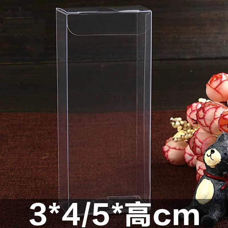 20 шт Пластиковые ПВХ коробки упаковки для giftchocolatecandycosmeticcakecrafts дисплей посылка