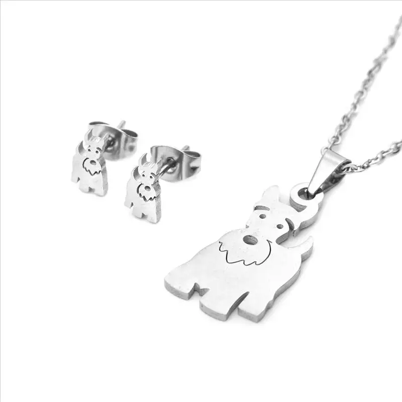 Doreenbeads 1 комплект ювелирное ожерелье из нержавеющей стали серебряная Сережка для