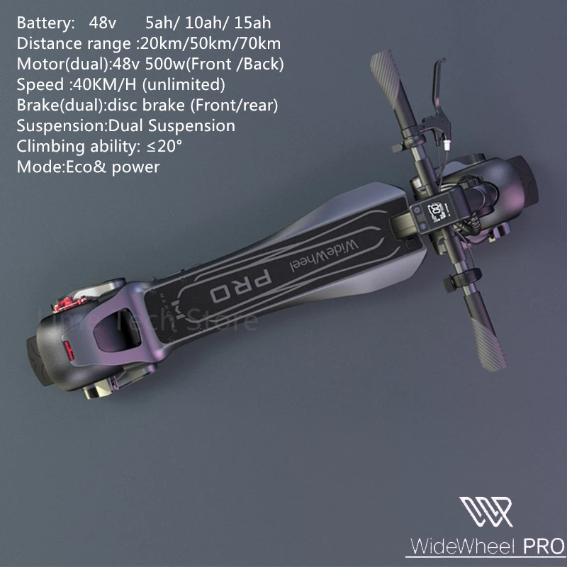 Оригинальный новейший гироскутер Mercane WideWheel Pro Kickscooter 48 в 2020 Вт 40 км/ч умный