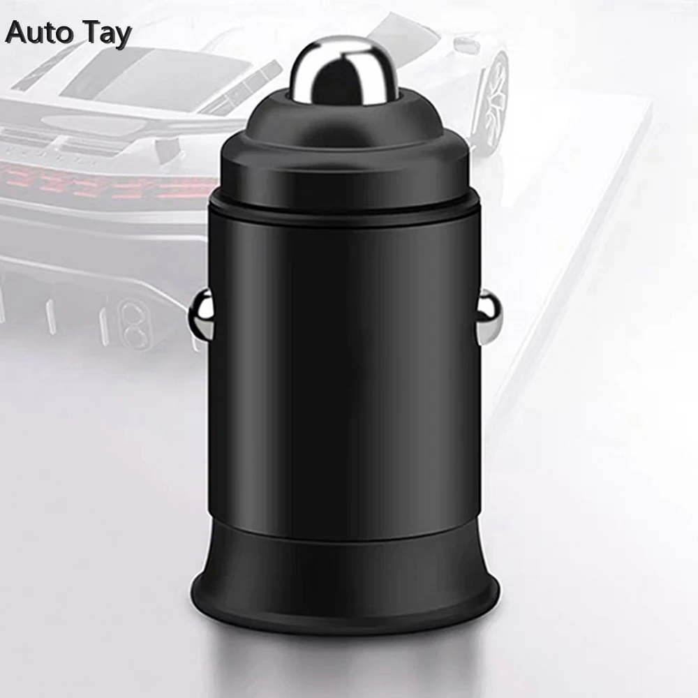 

2.4/4.8A USB Car Charger Quick Charge 4.0 QC4.0 QC3.0 QC SCP PD Type C Fast Car USB Charger for IPhone Xiaomi Mobile Phone
