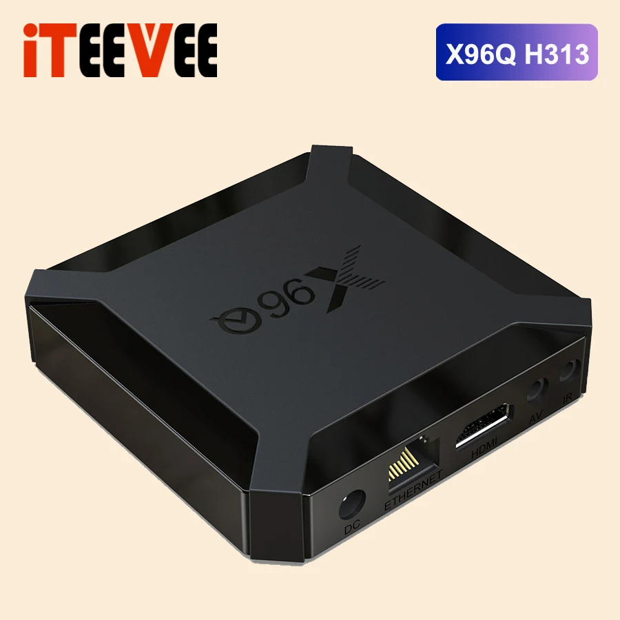ТВ-приставка X96Q на Android 10 0 1 шт. четырехъядерный процессор Allwinner H313 поддержка 4K 3D