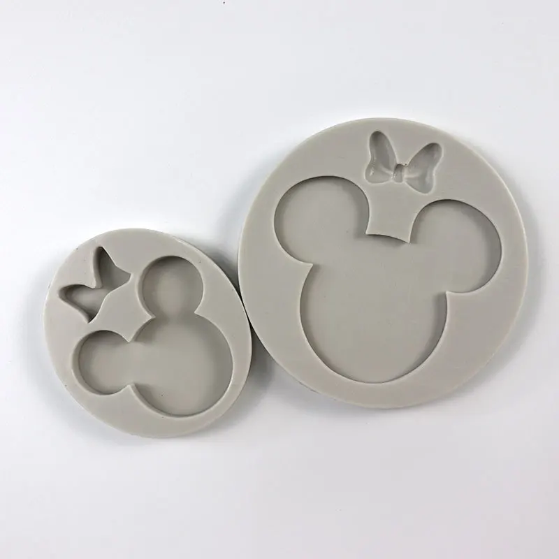 Disney Lilo Stitch Model Anime Figures Cartoon Minnie Silicone Mold Cake Cookies Tool Dolls 3D Diy Toys Christmas Gifts | Игрушки и