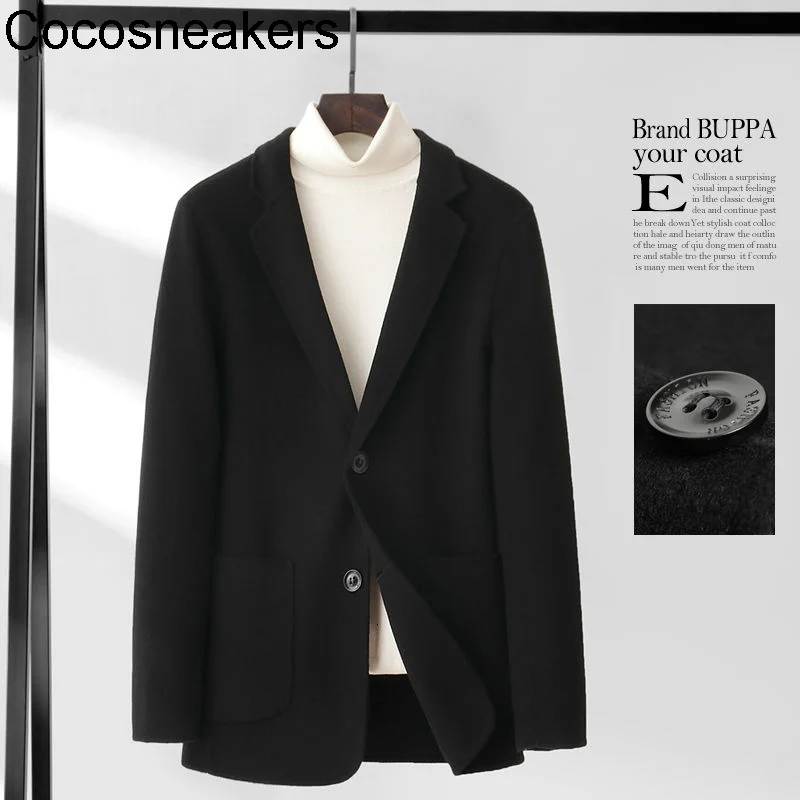 

Зимнее двухстороннее шерстяное пальто