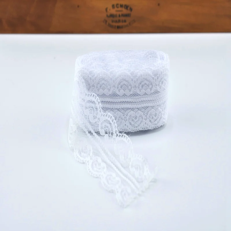 10 ярдов кружево лентой шириной 45 мм кружевная лента белая хлопок творчества