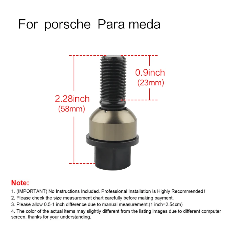 Автомобильные болты для колес M14 * 1 5 Audi Q7 Volkswagen forTouareg Porsche Cayenne