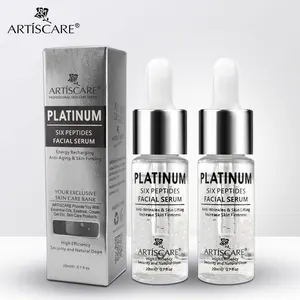 ARTISCARE Platinum Six сыворотка с пептидами 20 мл Сыворотка для лица с гиалуроновой кислотой эссенция 24K Gold Анти Старение Отбеливание для ухода за кожей 2 шт.