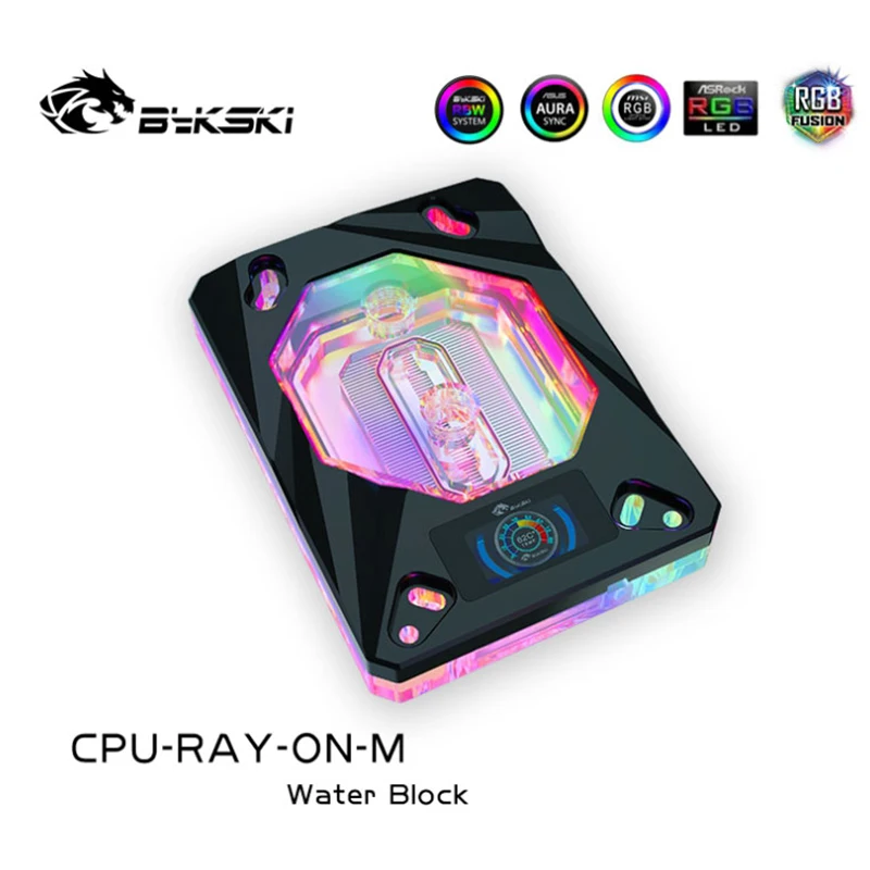 

Bykski CPU Water Block use for ryzen 5 3600x/ Ryzen ThreaRipper/AM3/AM4/FM2/ AMD CPU RGB/A-RGB LED Light Support to Motherboard