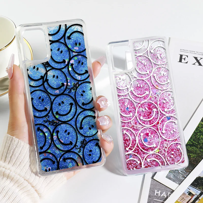 

Quicksand Liquid Case For Samsung A32 Case Glitter Funda Samsung A51 A52 A12 A50 A71 A31 A02 A20e A21S A40 A41 A42 A70 A72 Cover