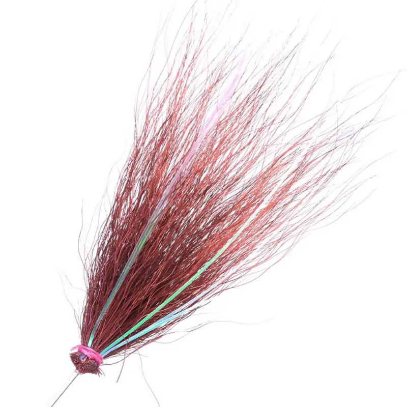 1 шт. 15 см 7g волосы оленя хвост рыболовные приманки искусственные жесткие свинец