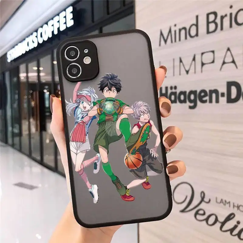 

Anime kemono incidents cute Phone Case Matte Transparent for iPhone 7 8 11 12 s mini pro X XS XR MAX Plus cover funda