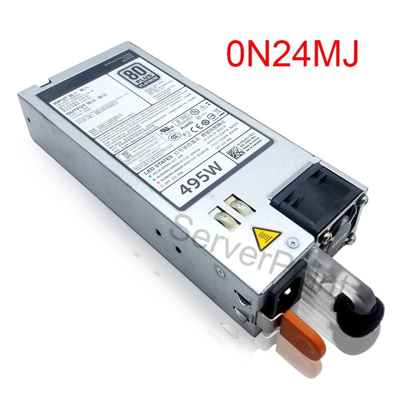 Fonte de Alimentação para Dell 720 495w Power Supply D495e-s0 Dps-495ab um E495e-s1 N24mj 3ghw3 33md5 F495e-s0 9338d 730 620 520 T620 R720