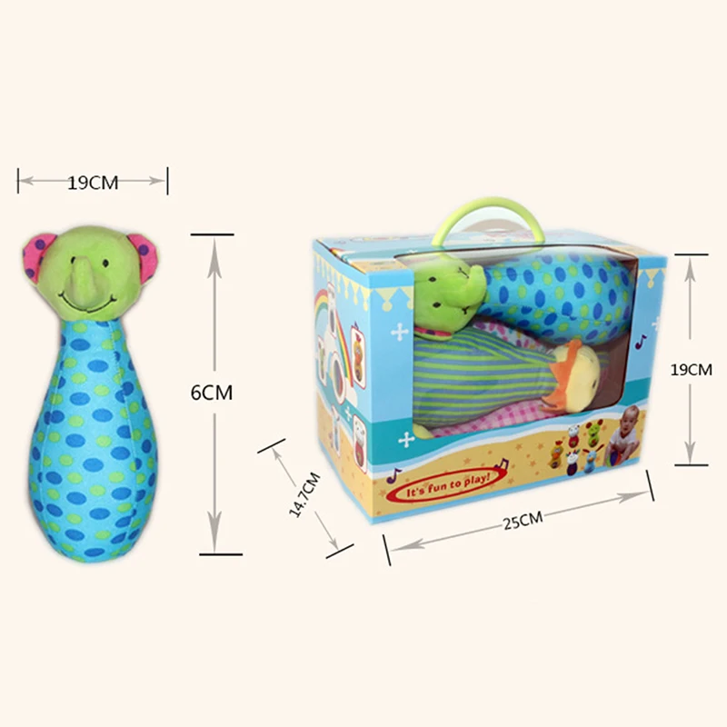 

Safe Cute Animal Bowling Games Cloth Bowling Ball Set For Kids Party Fun