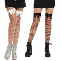 kawaii stockings womens mesh bowknot over knee hosiery ladies femme cosplay sexy stocking medias de mujer dropshipping