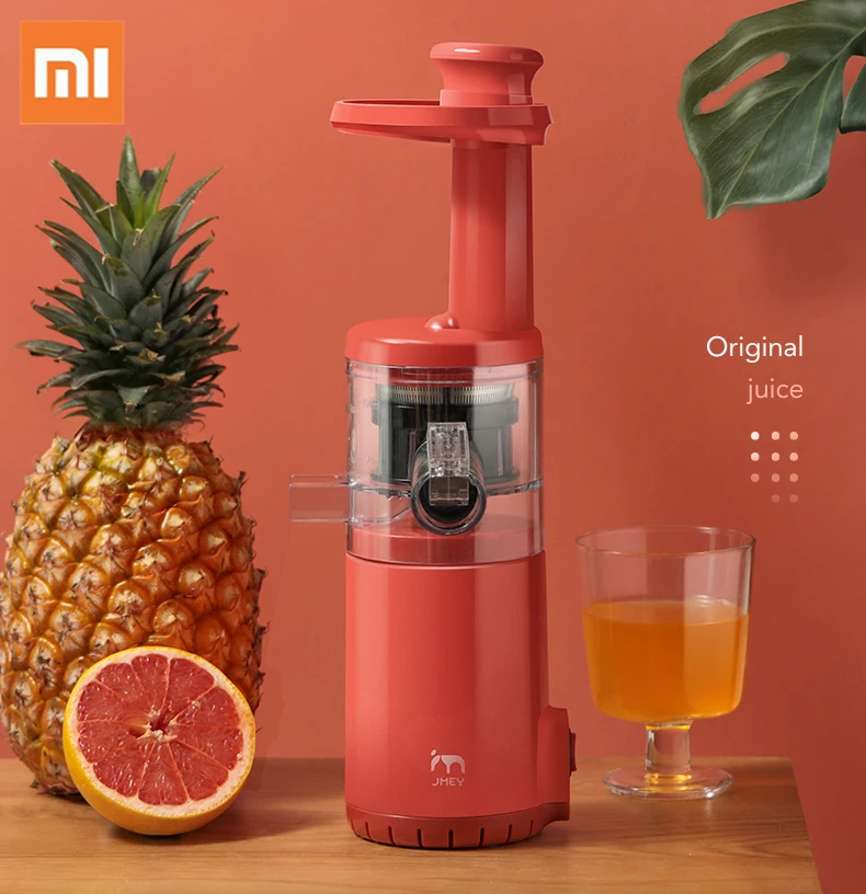 

Соковыжималка Xiaomi JMEY с медленным шнеком, соковыжималка для фруктов и овощей, Соковыжималка из нержавеющей стали 304, компактная соковыжималк...