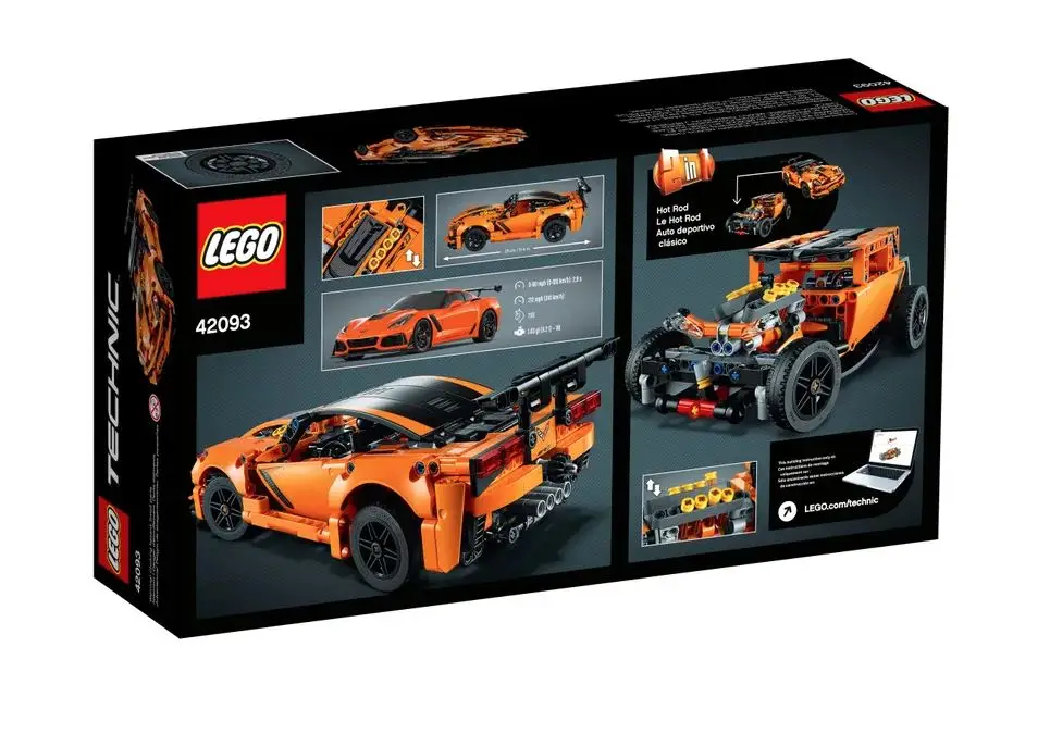 Конструктор Lego Technic 42093 для Chevrolet Corvette ZR1 отличный подарок на день рождения детей 579