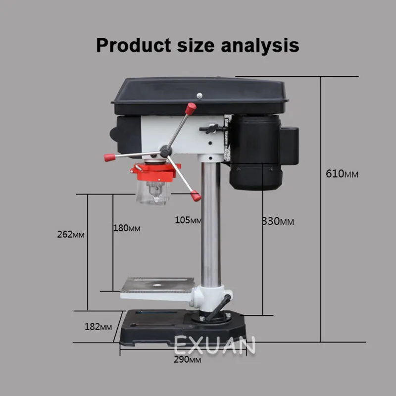 375 Вт настольная дрель миниатюрная электрическая многофункциональная маленький
