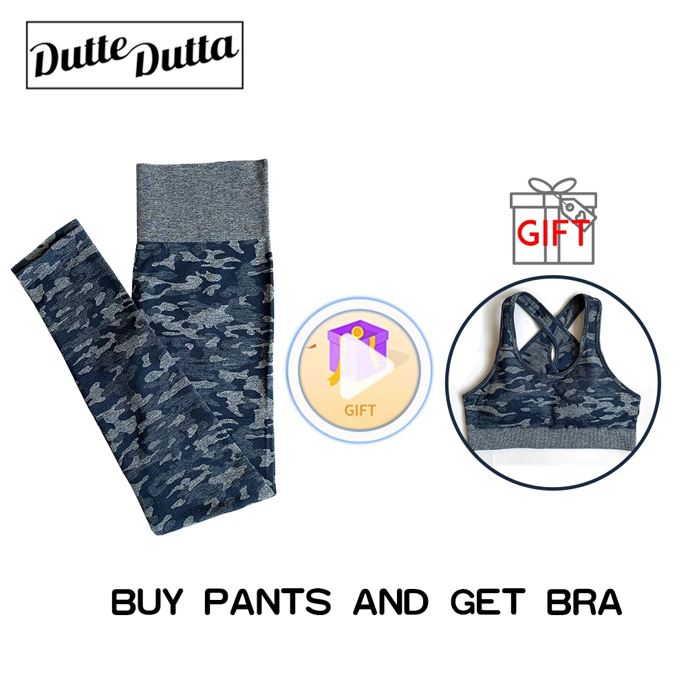 Женские Бесшовные Леггинсы с высокой талией камуфляжные леггинсы