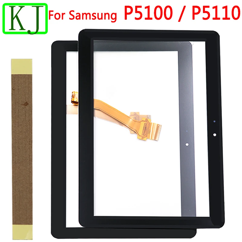 Для samsung Galaxy Tab 2 10,1 GT-P5100 P5110 N8000 сенсорная стеклянная дигитайзер панель Черный Белый P5100 сенсорный экран